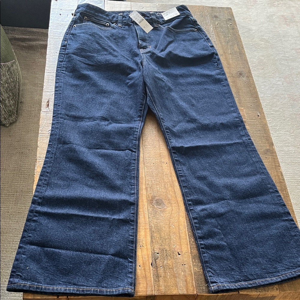 J. Crew Dark Blue Flare Jeans